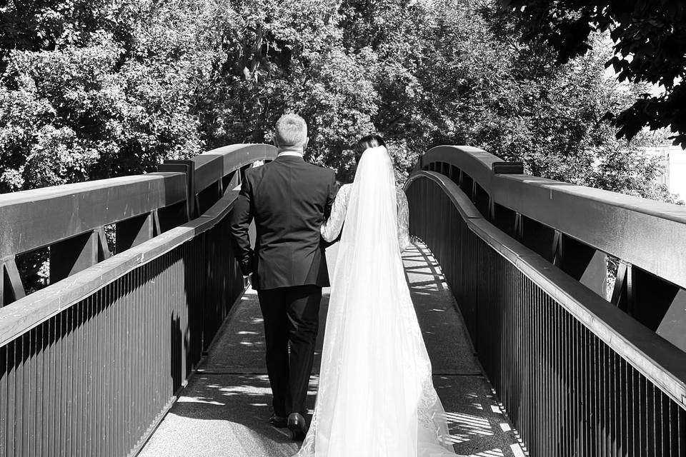 Footbridge walk