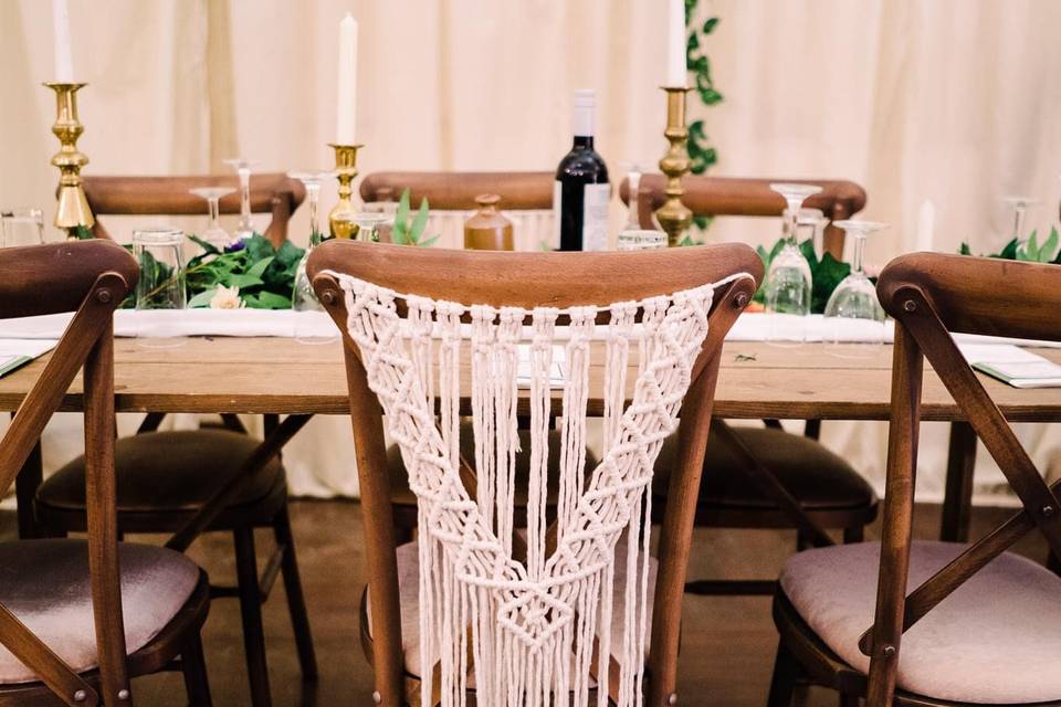 Macrame Chair backs