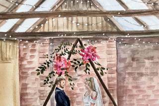 Cheryl Morrice - Live wedding painter