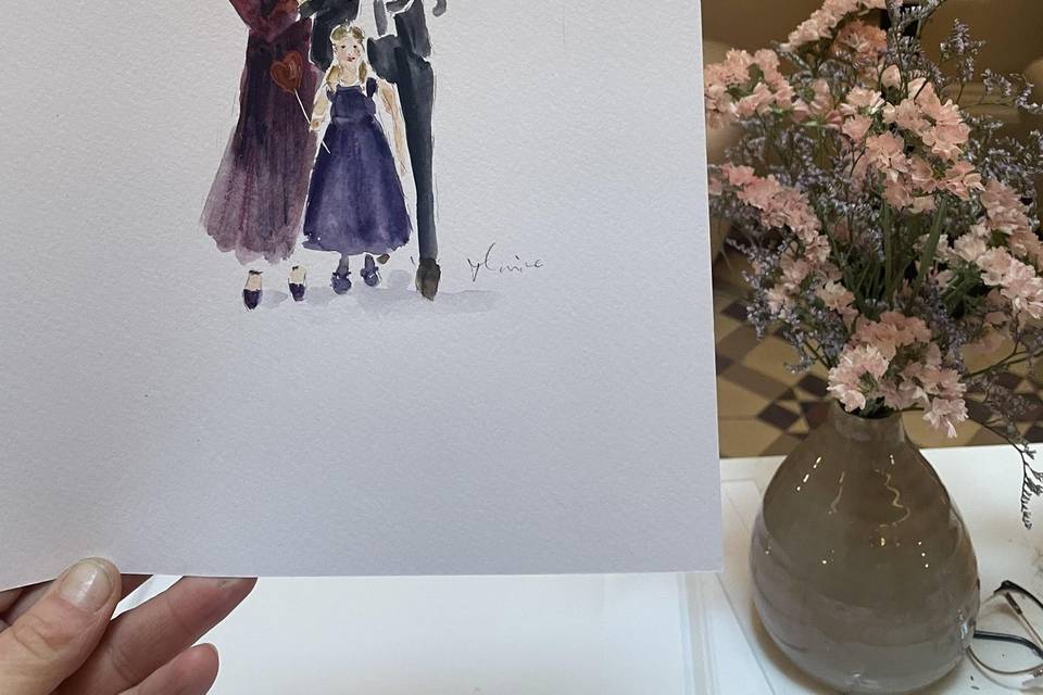 live painting at your wedding