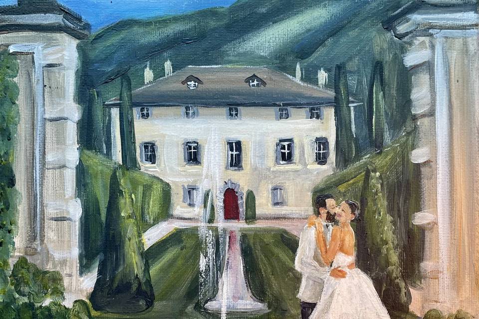 live painting at your wedding