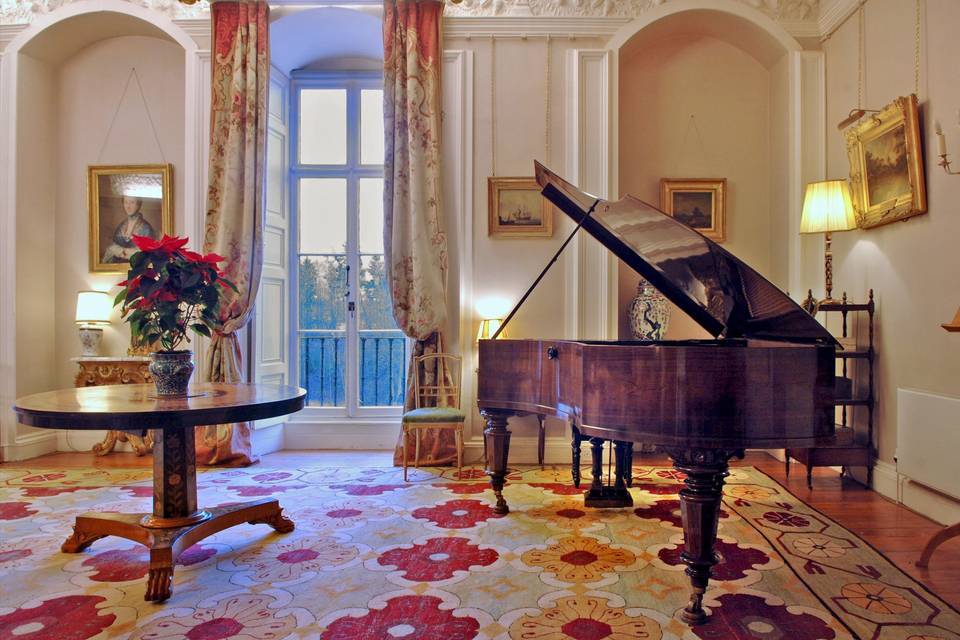 Piano in the drawing room