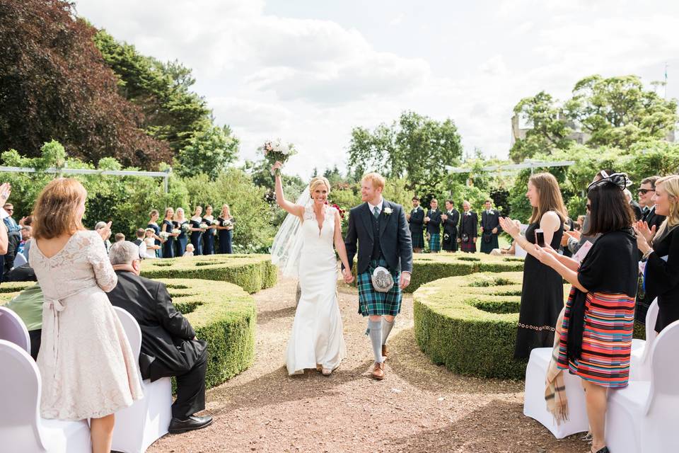 Ceremony in the Walled Garden