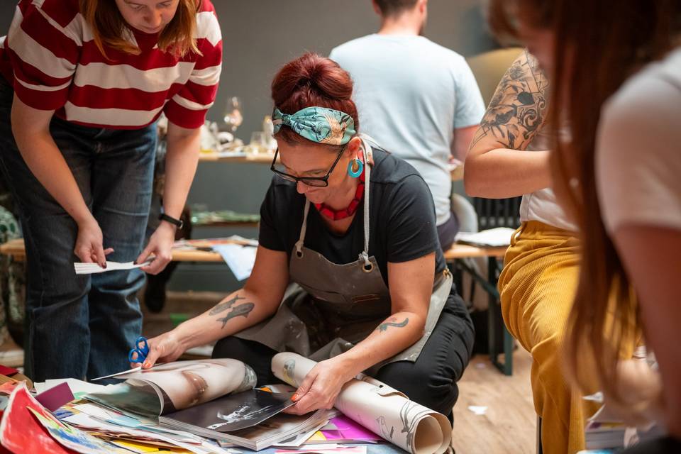 Artist led sessions.