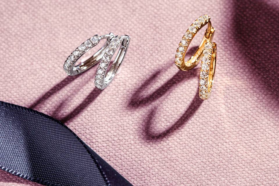 Diamond hoops