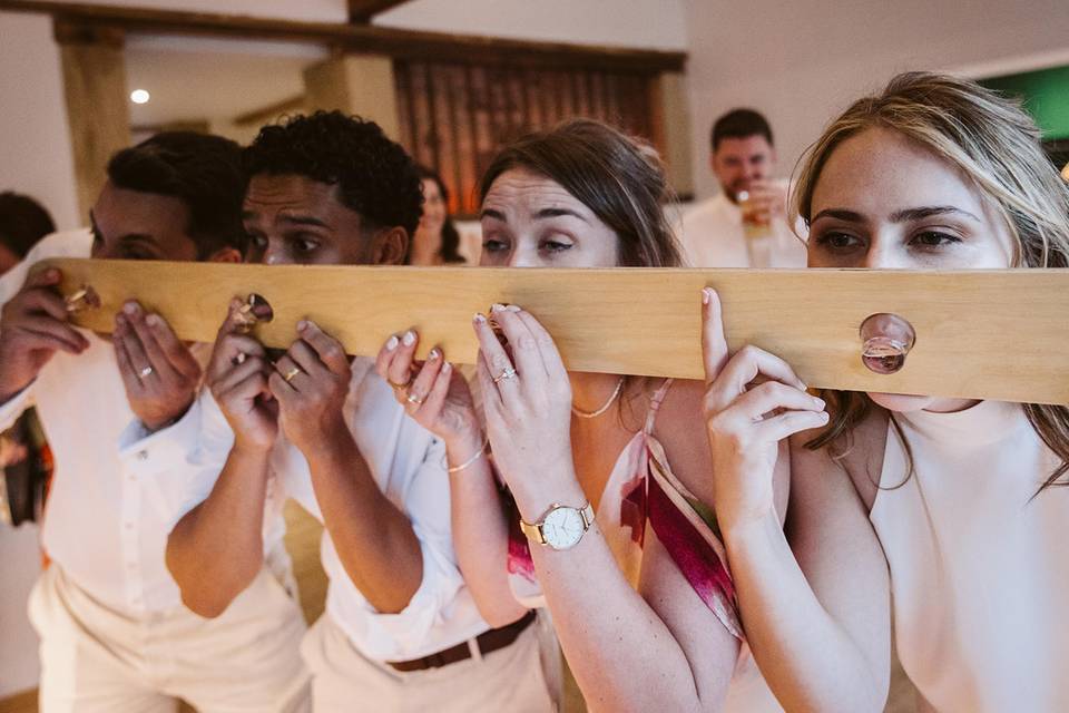 A shot ski