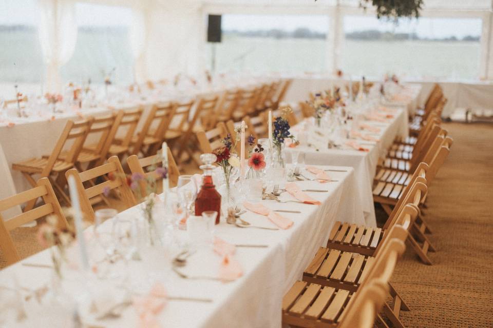 Summer farm wedding