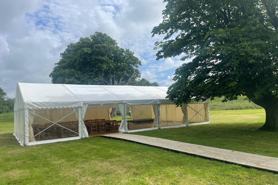 Marquee entrance matting