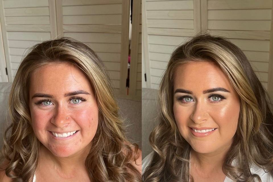 Bridal soft glam makeup