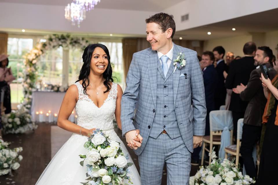 Cascading bouquet