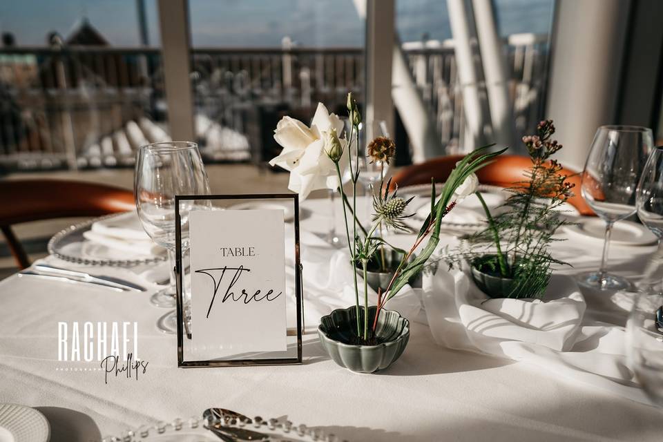 Simple white roses