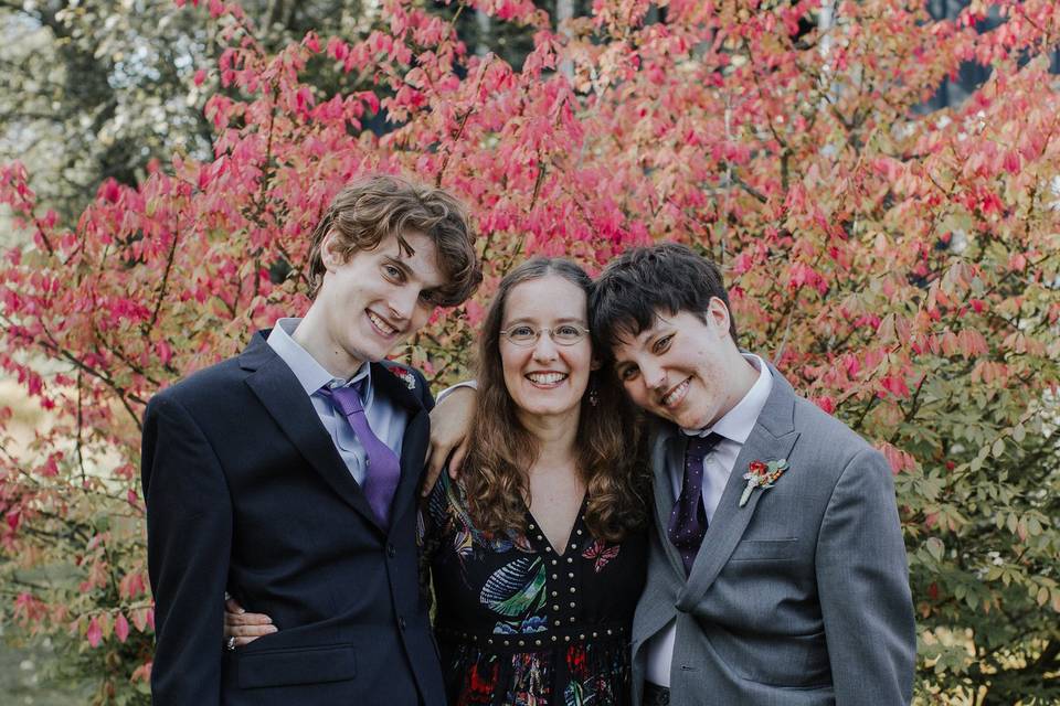 Autumn Maine wedding LGBTQ+