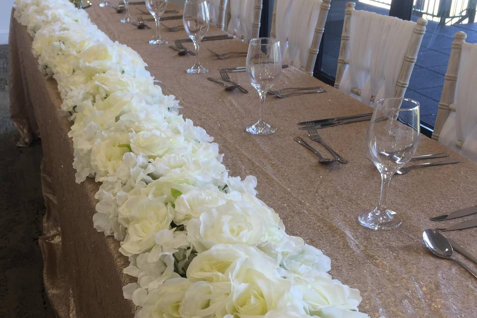 Top table flowers