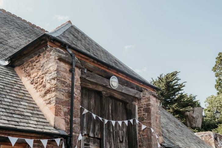 Dunster Barn with Bunting