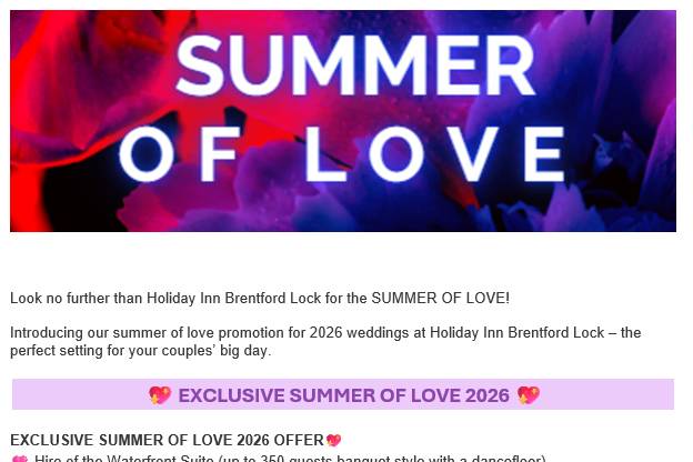 Summer of Love Promotion