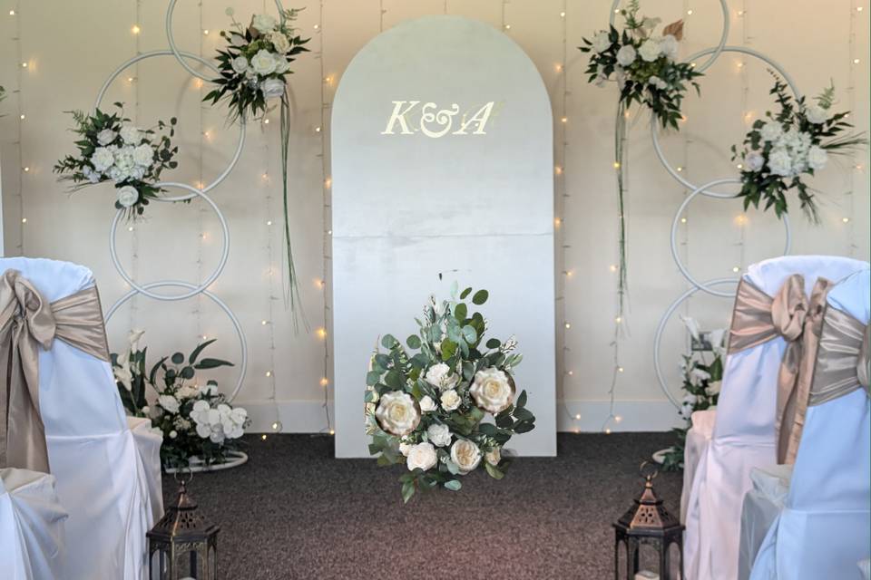 Ceremony decor