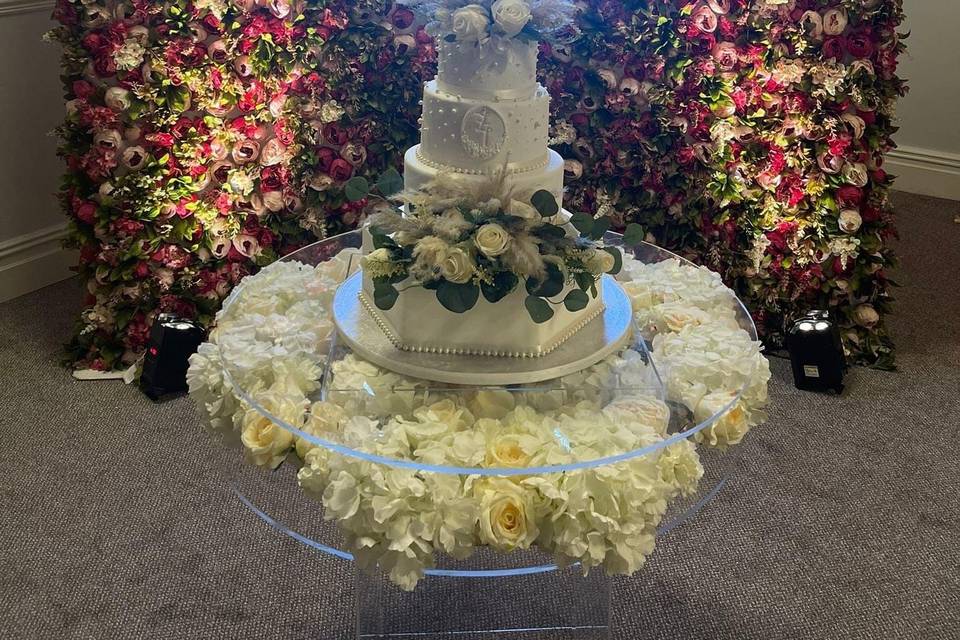 Cake backdrop