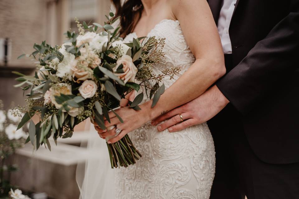 Hand-tied bouquet