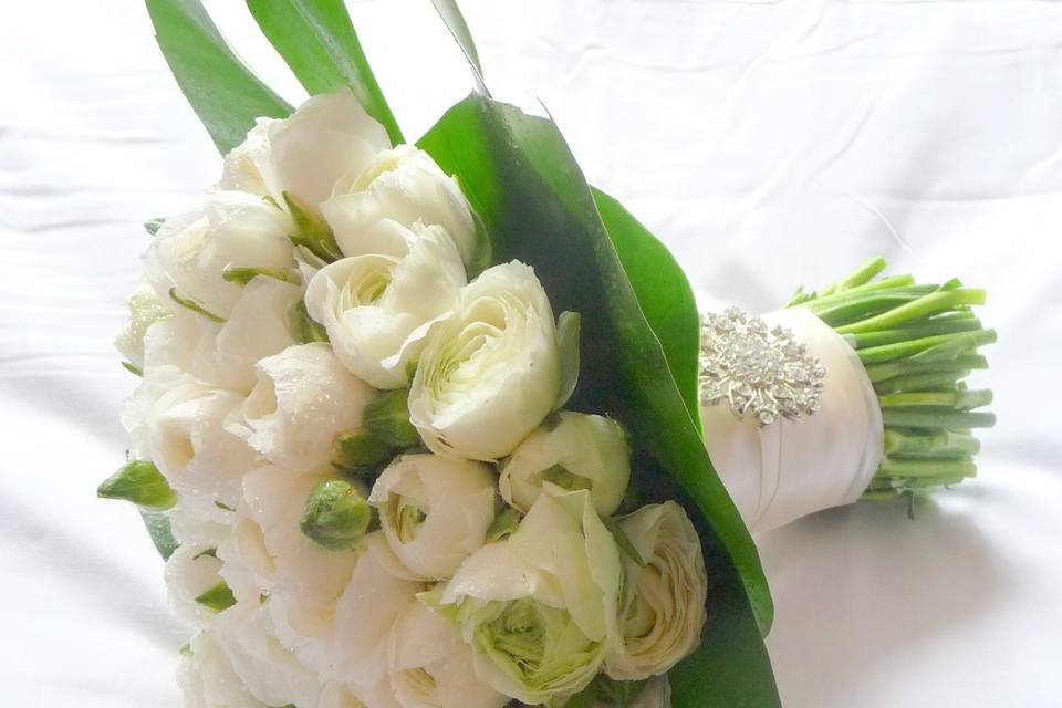 Ranunculus wedding bouquet