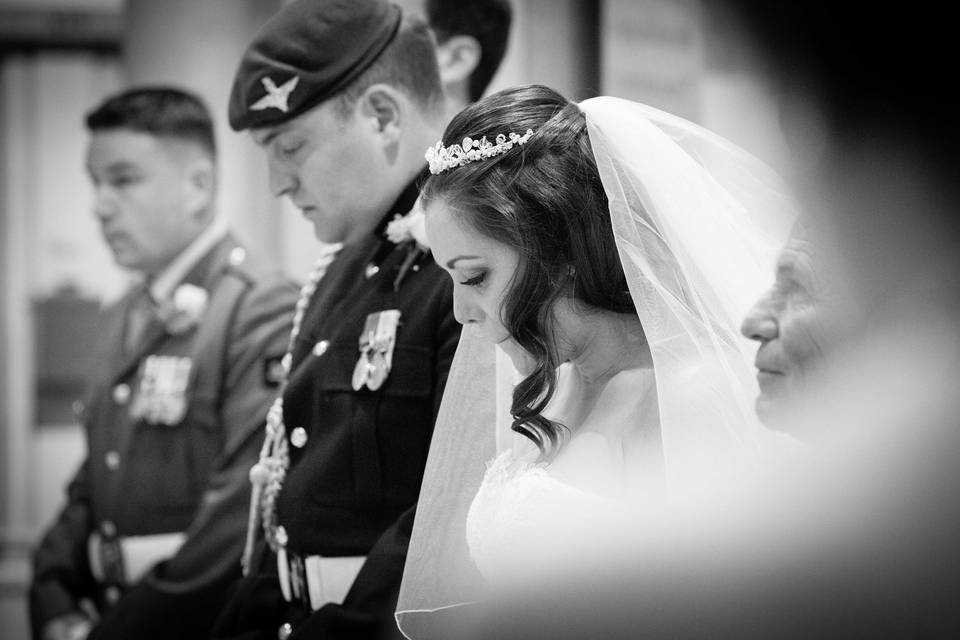 The wedding ceremony