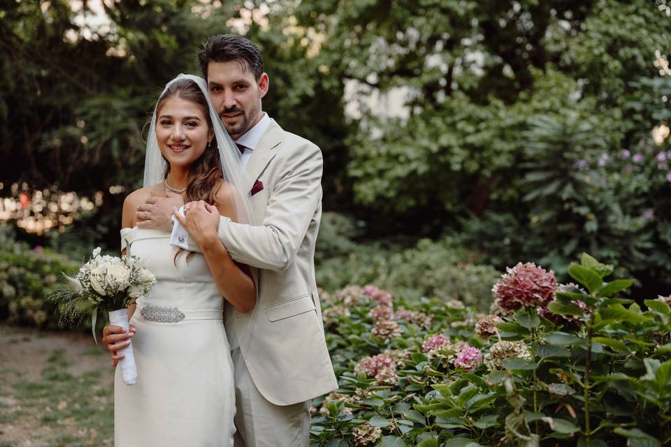 Bride and groom