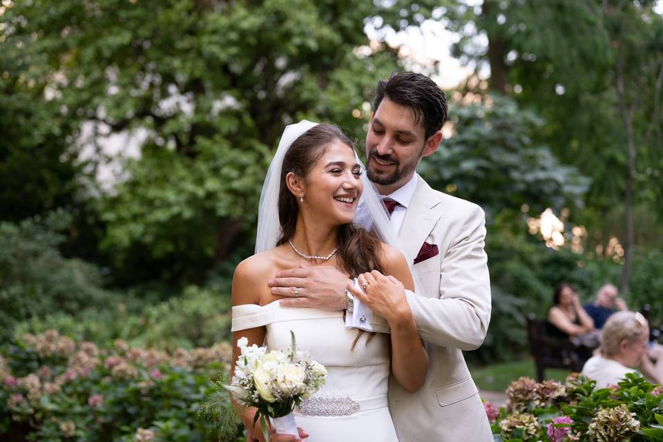 Bride and groom