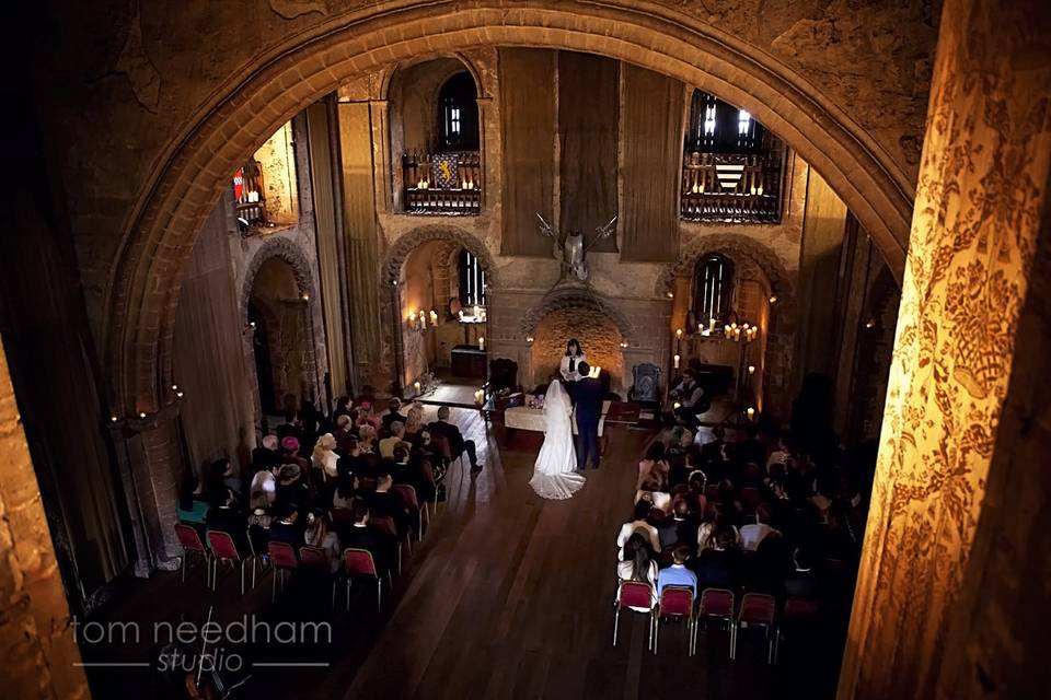 Bride waiting