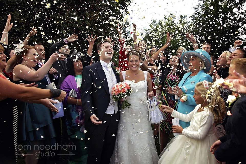 The ceremony at Hedingham