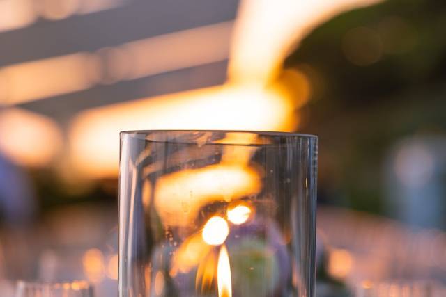 Focus wedding table decoration