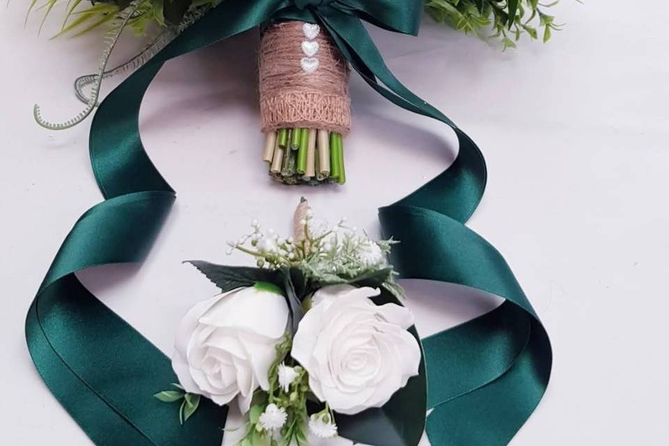 Green and white