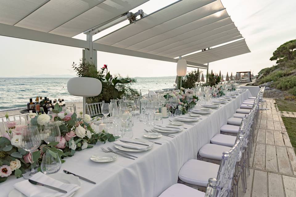 Wedding table decoration