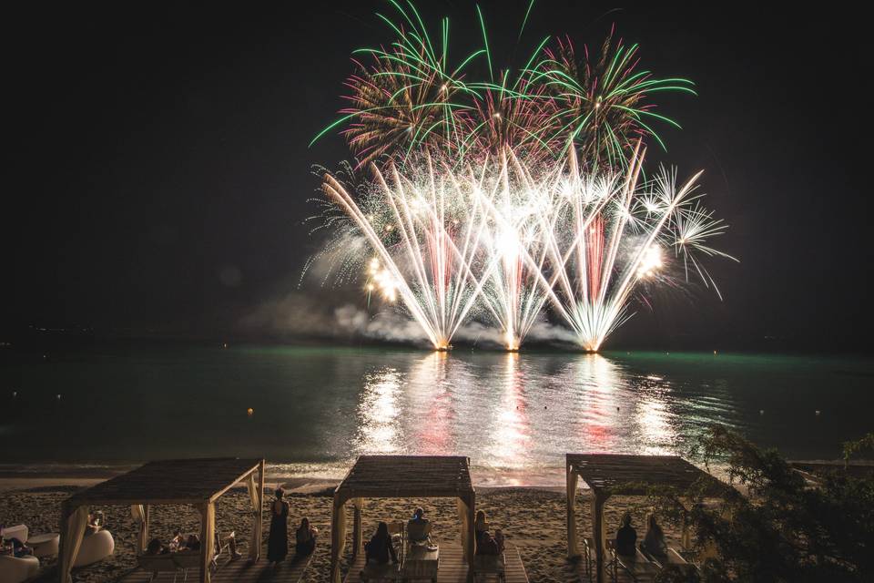 Wedding fireworks