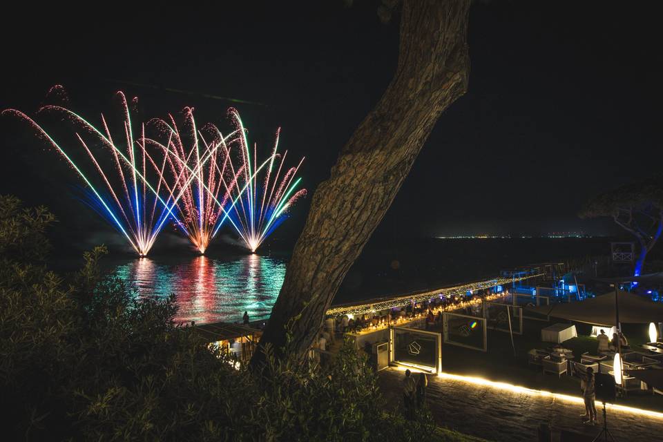 Wedding fireworks