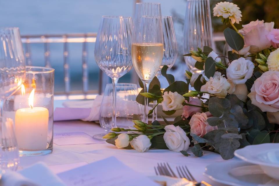 Wedding table decoration