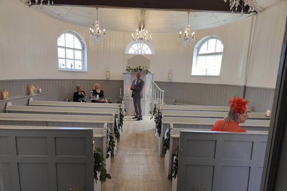 Inside the chapel