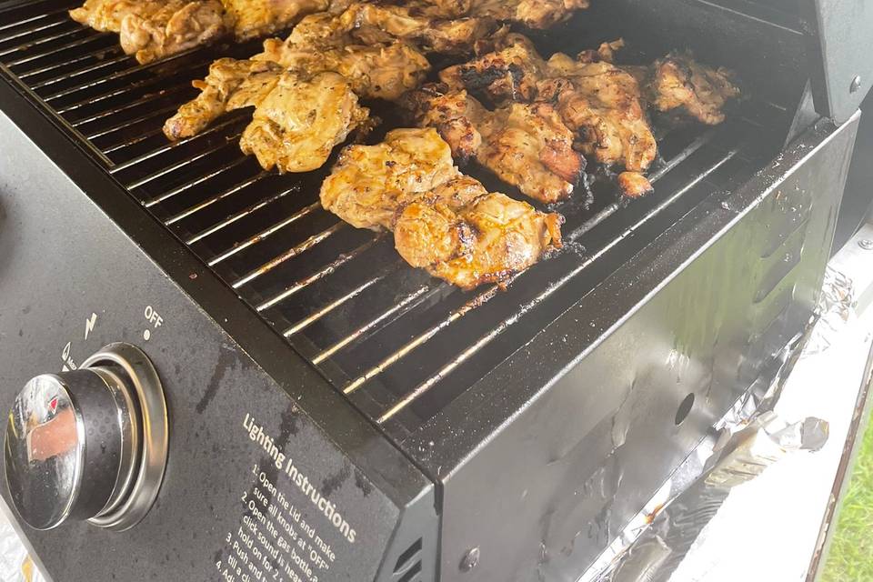 Charred Chicken Gyros