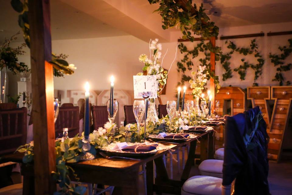 Candlelit Top table