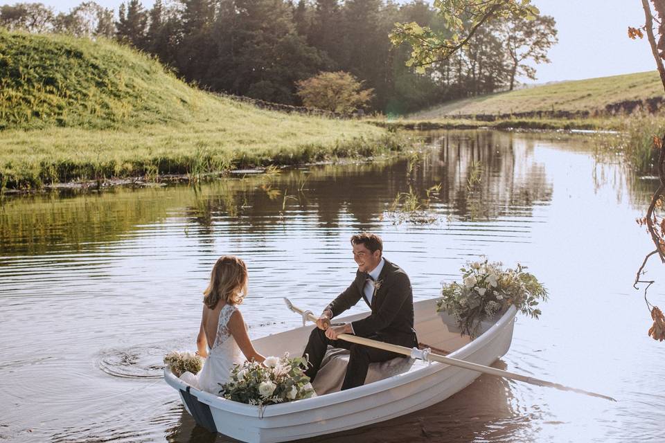 Romantic boat ride