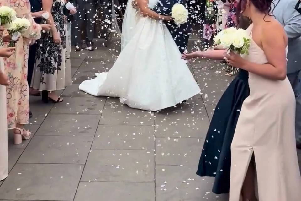 After ceremony (video shot)