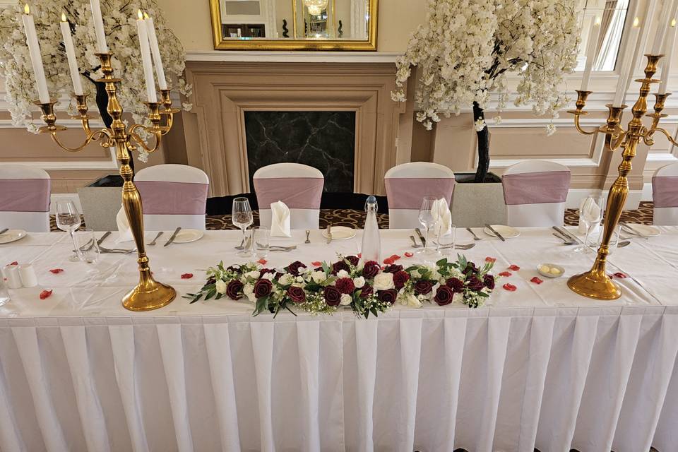 French Ballroom Top Table