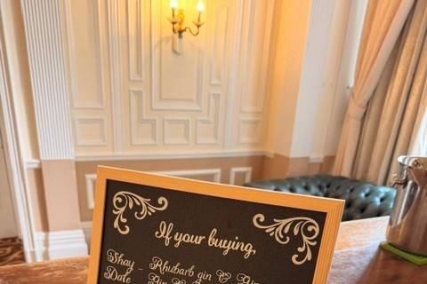 WEDDING DRINKS INSPO