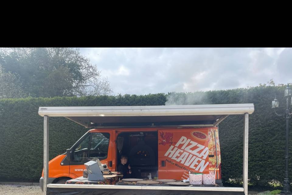 Van with a Pizza Oven in it!!!