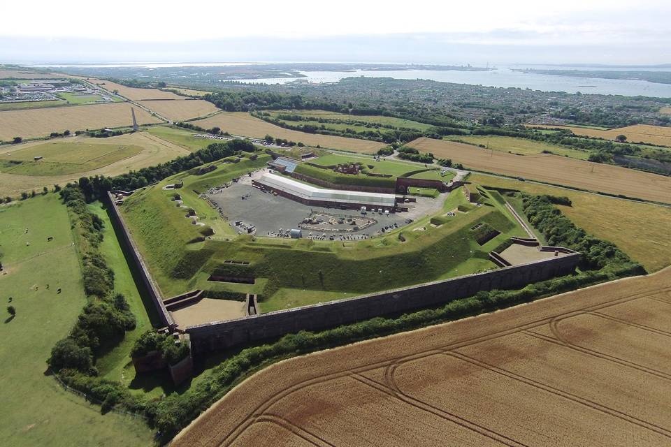 Fort Nelson from above