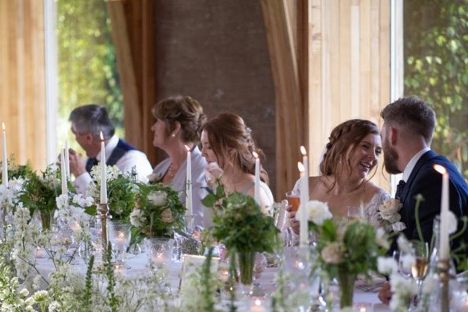 Top table flowers