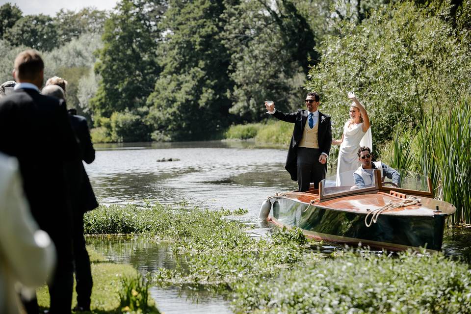 Entrance on boat