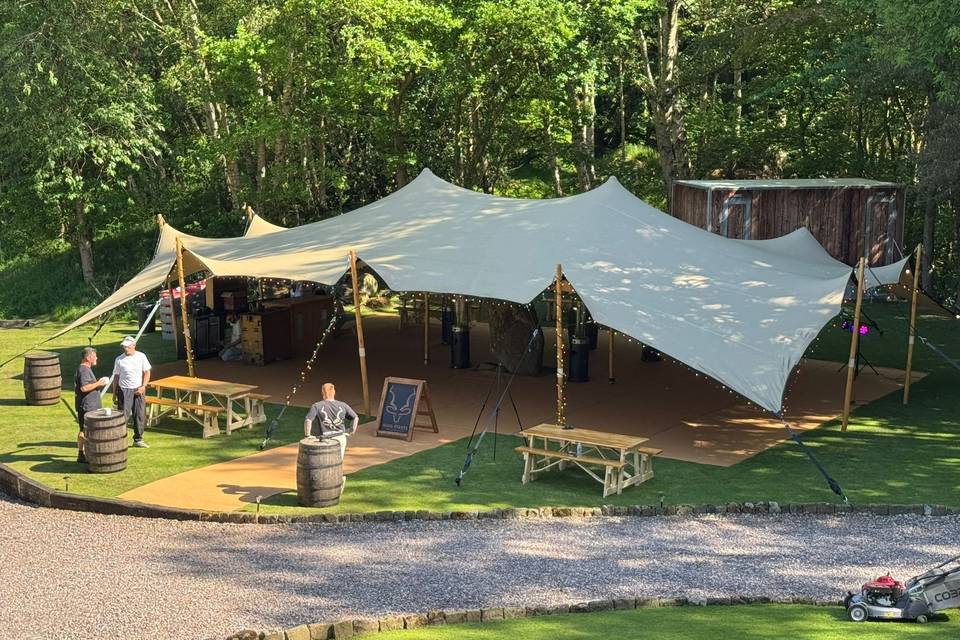 10.5 x 15m Stretch Tent