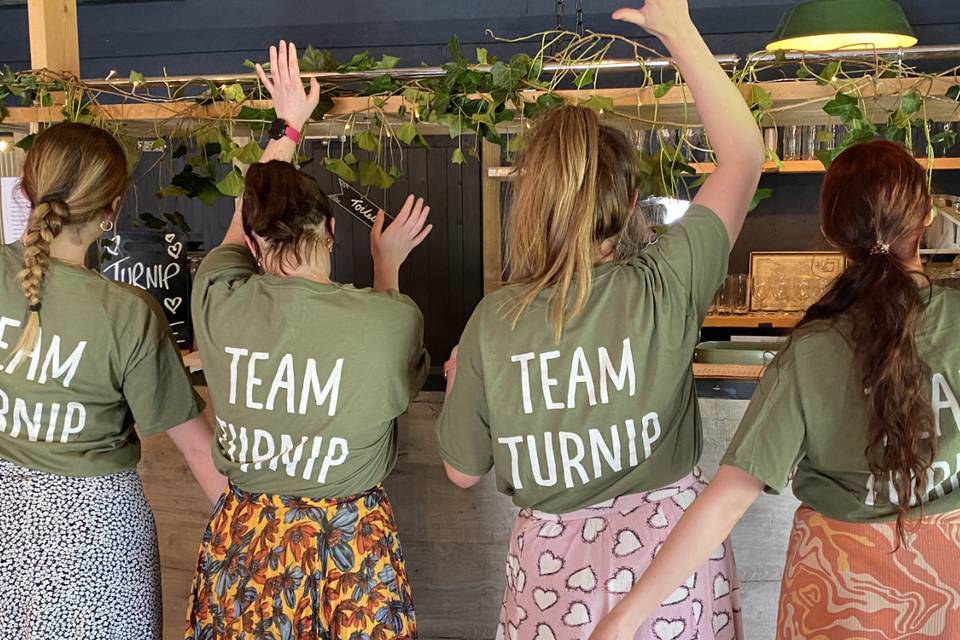 Turnip & Thyme catering team