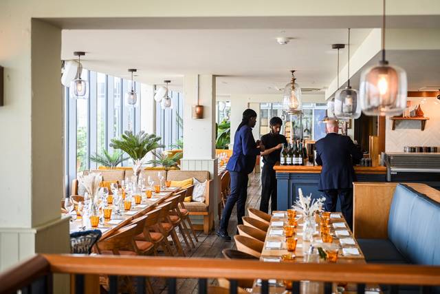 Upstairs restaurant