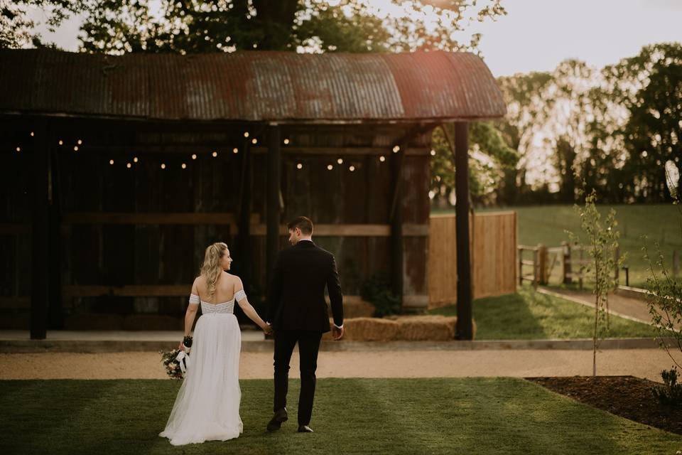 Silchester farm wedding