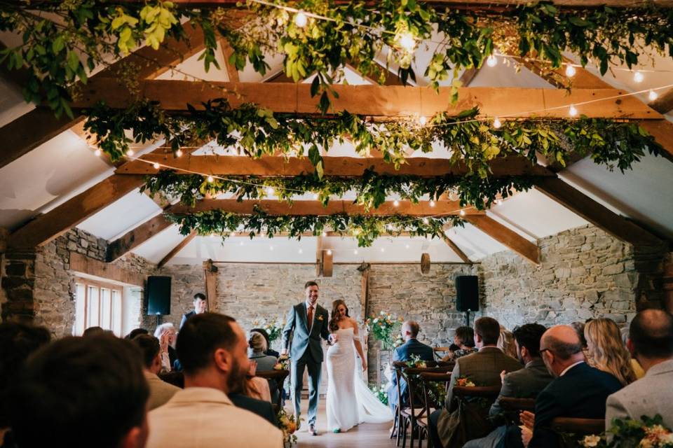 Indoor ceremony